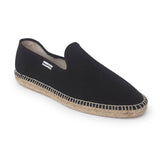 Napoli Eco Friendly Vegan Slip on Espadrilles - Black