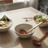 Anygleam Brown 2pcs Wooden Ladle Mix Style Food Kitchen Tableware