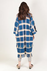 Newman Organic Cotton Plaid Coat