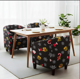 Anyseat Christmas Black Chair Cover – Dustproof Tub Slipcover for Home Décor