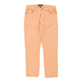 LRL Ralph Lauren Trousers - 30W UK 8 Orange Cotton