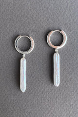 Nora Pearl Huggies Silver