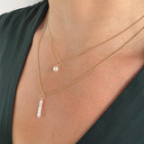 Nora Pearl Necklace Gold