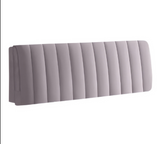 Anycozy Headboard Cover Light Gray Short Plush Super Soft Smooth Quilted Velvet Bed Back Dust Protector Cover 100x70cm