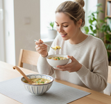 Anygleam Natural Beech Wood 2pcs Wooden Spoon Soup Kitchen Tableware