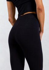 Organic Cotton Leggings, Black