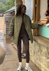 Organic Cotton Leggings, Hot Fudge