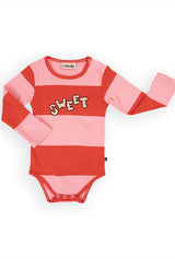 Baby Girl Organic Cotton Bodysuit Sweet Pink