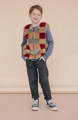 Denim chinos from organic cotton