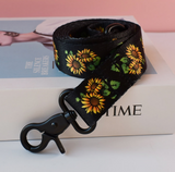 Anypet Dog Collar and Leash Set – Black Sunflower Harness Lead for Training & Walking