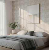 Anyhouz 10pcs Off White Vinyl Wall Tiles – Smudge Pattern Design, Waterproof