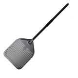 Anygleam Pizza Shovel 35 cm x 116cm Dark Grey for Perforated Peel with Metal Handle Oven Turning Baking Accessory