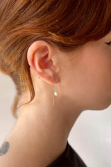 Paloma Pearl Threaders Silver