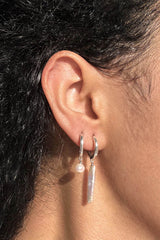 Nora Pearl Huggies Silver