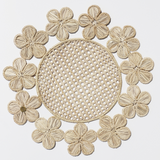 Blossom Place Mat - Handmade Iraca Palm Placemat