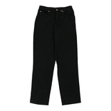 Valentino Trousers - 28W UK 10 Black Cotton