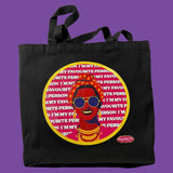 Positive Affirmation Tote - Black Canvas