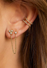 Earrings Bo-184g Metal