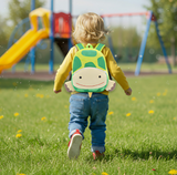Anypack 3D Green Turtle School Backpack - Kids Plush Animal Bag
