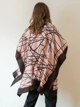 Organic Silk Kimono- Lattice