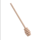 Anygleam Natural Brown 10pcs Wooden Honey Spoon Dipper Sticks Kitchen Tableware