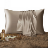 Anypillow Pillowcase 50x90cm Coffee Natural Mulberry Silk For Comfortable And Relaxing Home Bed
