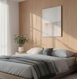 Anyhouz 10pcs Vinyl Wall Tiles – Wood Pattern Design, Waterproof