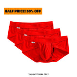 The Molten Lava Red Brief 3-Pack