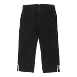 Umm Cargo Trousers - 36W 28L Black Cotton
