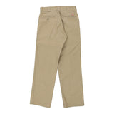874 Dickies Trousers - 28W UK 8 Beige Cotton Blend