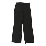 Unbranded Trousers - 30W UK 10 Black Viscose Blend