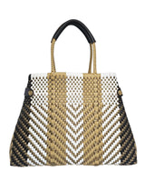 Less Pollution Convertible Handbag to Tote - Champagne