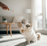 Anypet Pet Toys Catcher Stick Wood Cat Toy Interactive Accessories