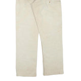 CARHARTT Mens Regular Beige Cotton Blend Straight Leg Trousers W32 L29 Workwear