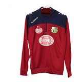 Age 14 Polisportiva lamezia Kappa Football 1/4 Zip - Medium Block Colour Polyester