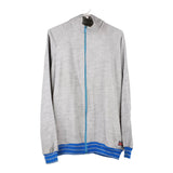 Unbranded Zip Up - XL Grey Cotton Blend