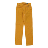 Jeckerson Trousers - 28W UK 8 Yellow Cotton