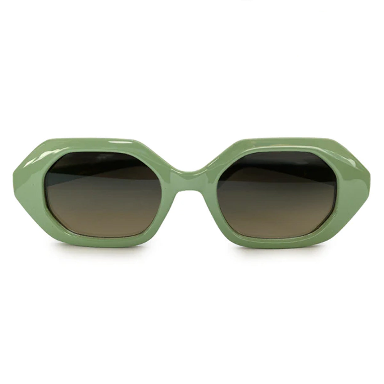 TOPFOXX Women\'s Gigi Green Matcha Sunglasses TopFoxx Gigi Sunglasses - Cinnamon swirl – Travellty main image 3