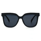 Coco - Sustainable Black Frame Black Lens Wayfarer Sunglasses