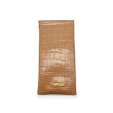 Nude Faux Croco Soft Pouch