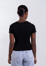 Organic Cotton Crew T-Shirt, Black