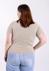 Organic Cotton Crew T-Shirt, Sage Grey