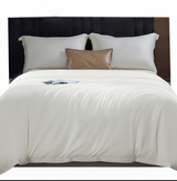 Anycozy Duvet Cover – White Premium Mulberry Silk Comforter Blanket