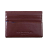 Slim Card Holder in Chestnut Brown