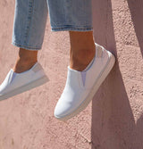 Women's Slip On | White-Pink
