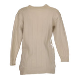 Iceberg Cartoon Jumper - Large Cream Wool Blend