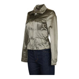 Unbranded Jacket - Small Green Cotton Blend