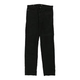 Just Cavalli Trousers - 34W UK 12 Black Cotton