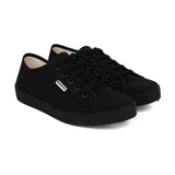 St. Tropez Organic Cotton Canvas Sneakers - Black