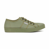 St. Tropez Organic Cotton Canvas Sneakers - Olive Green